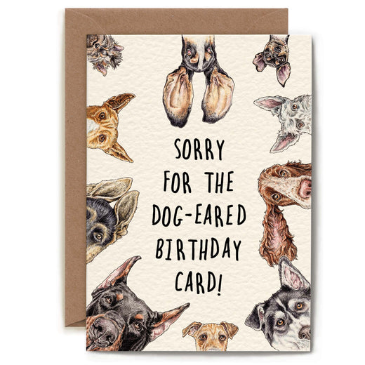 Bewilderbeest Ltd Greeting Card Dog Eared Card D14-01