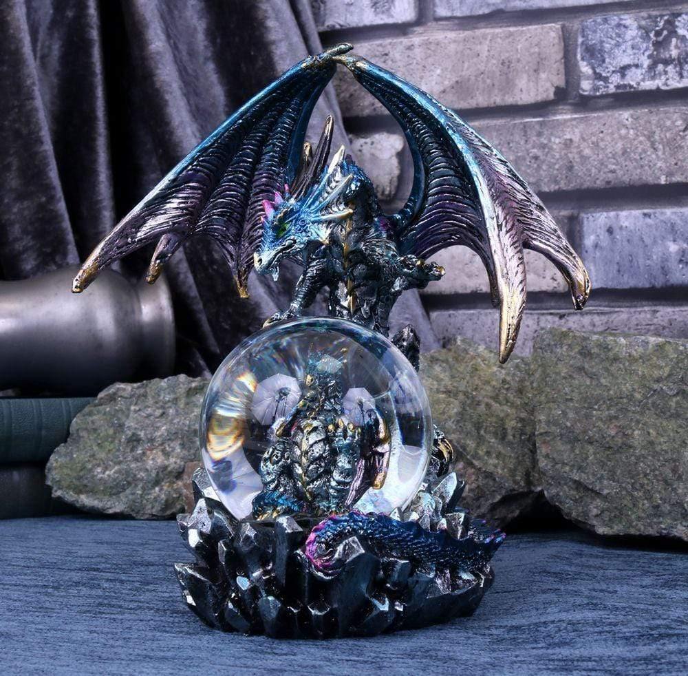 Nemesis Now Dragon Figurine Azul Oracle Blue Dragon Fortune Seer Figurine U4501N9