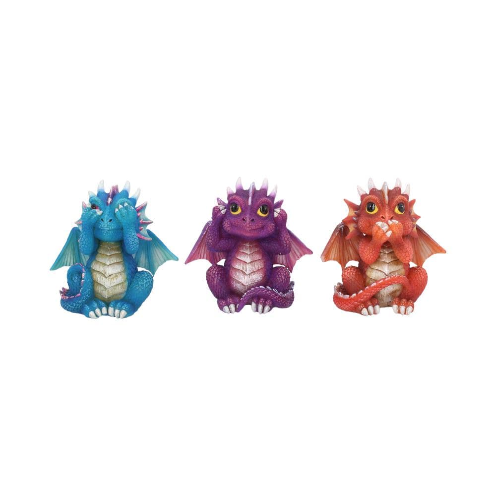 NEMESIS NOW Figurines Small (Under 15cm) Three Wise Dragonlings Nemesis Now B3756K8