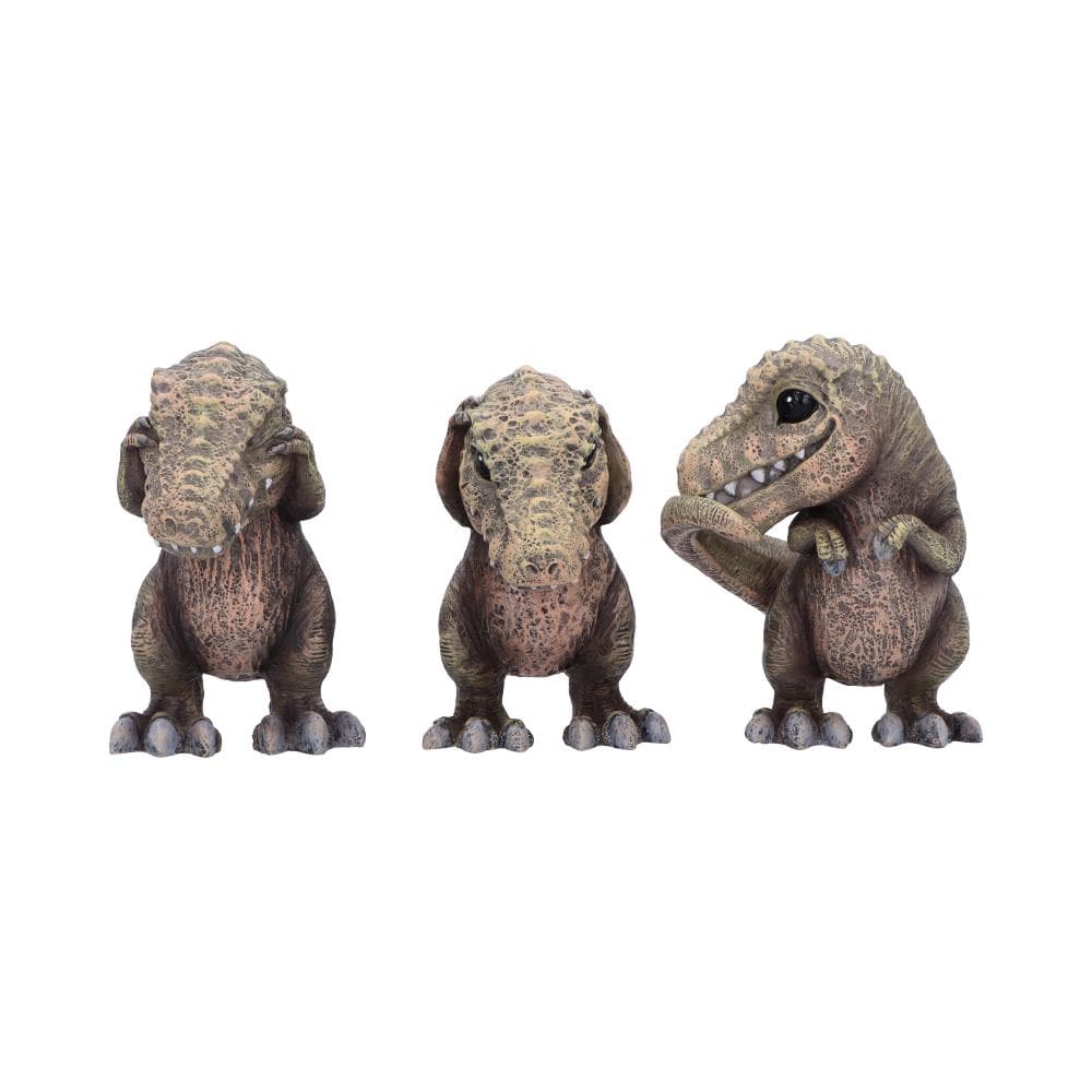 NEMESIS NOW Figurines Small (Under 15cm) Three Wise Tyrannosaurus Rex Nemesis Now B6973A25