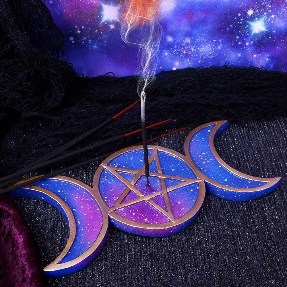 Triple Moon Incense Stick Holder
