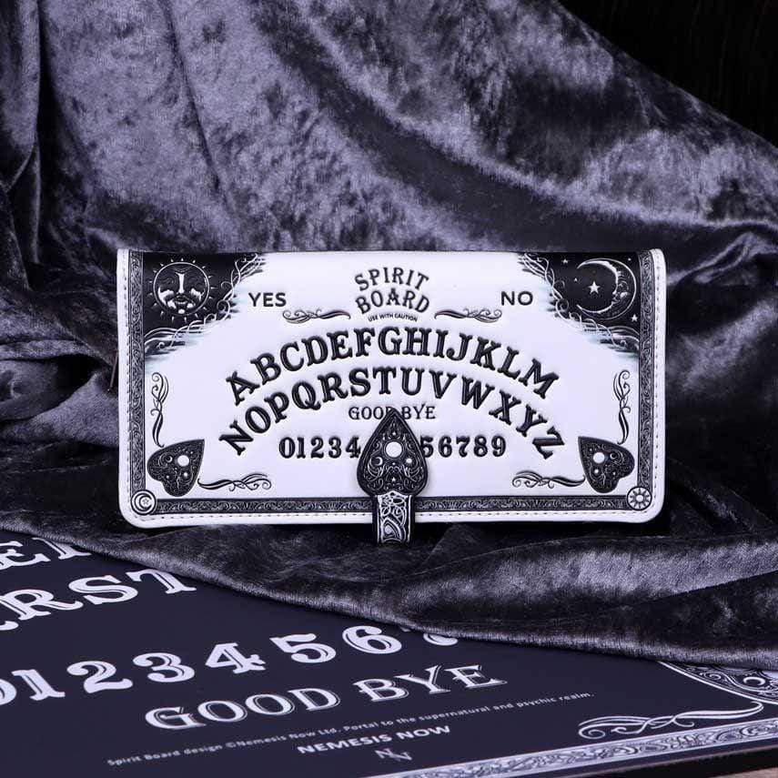 White Spirit Board Embossed Ouija Purse