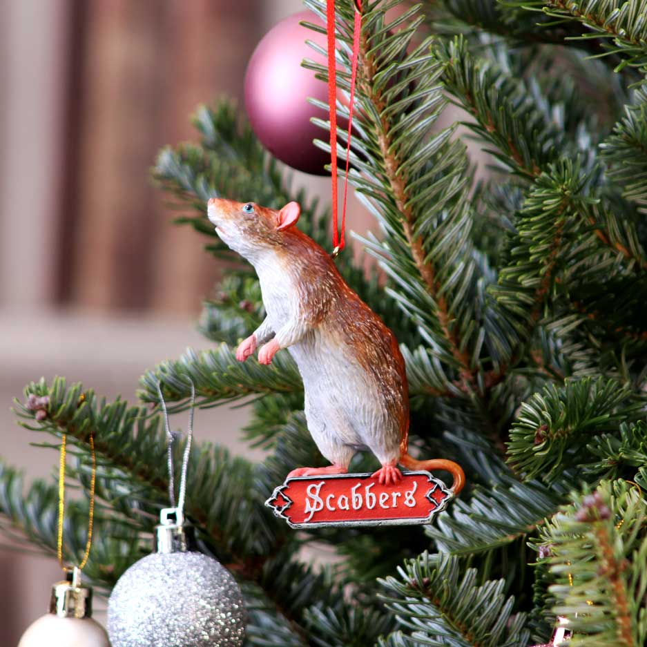 Scabbers Harry Potter Hanging Ornament