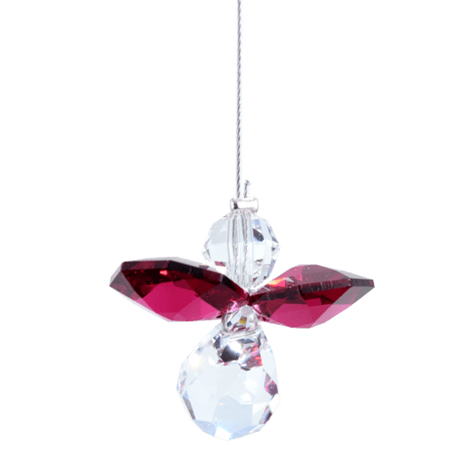 Wild Things Angel Jully Birthday Ruby, Guardian Angel Hanging Crystal 5080 RY