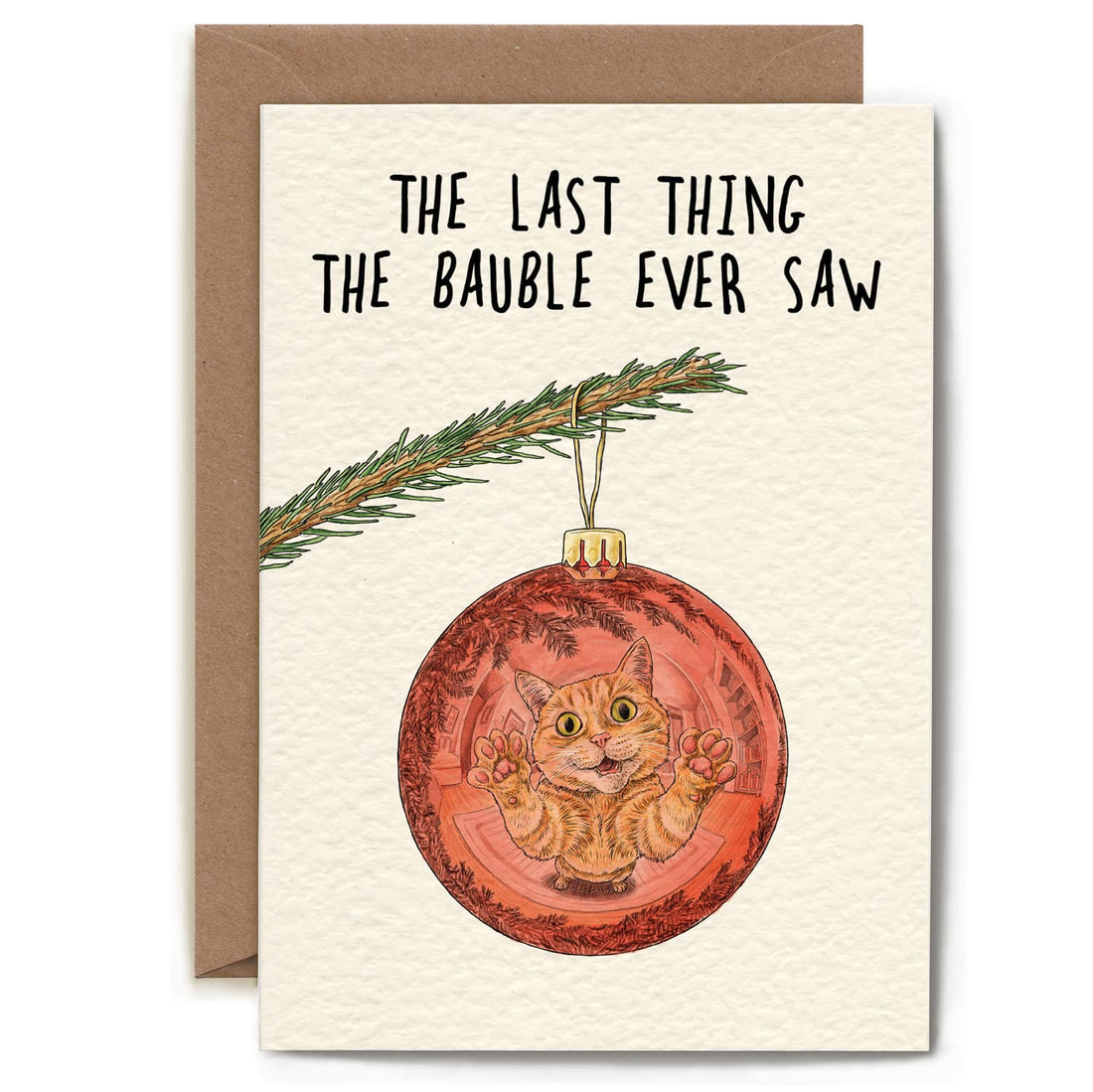Cat Bauble Card