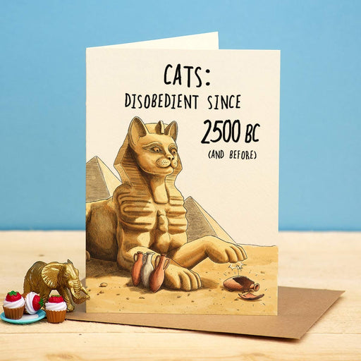 Bewilderbeest Ltd Greeting Card Sphinx Card CT09