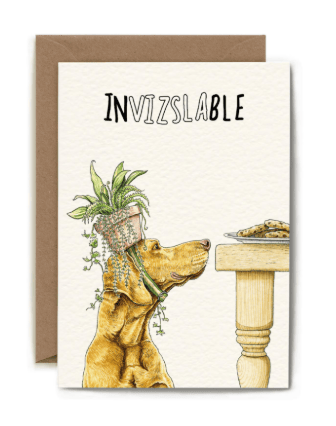 Bewilderbeest Ltd Greeting Card Invislable Card D22