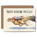 Bewilderbeest Ltd Greeting Card Treat Seeking Missile Card D11-01