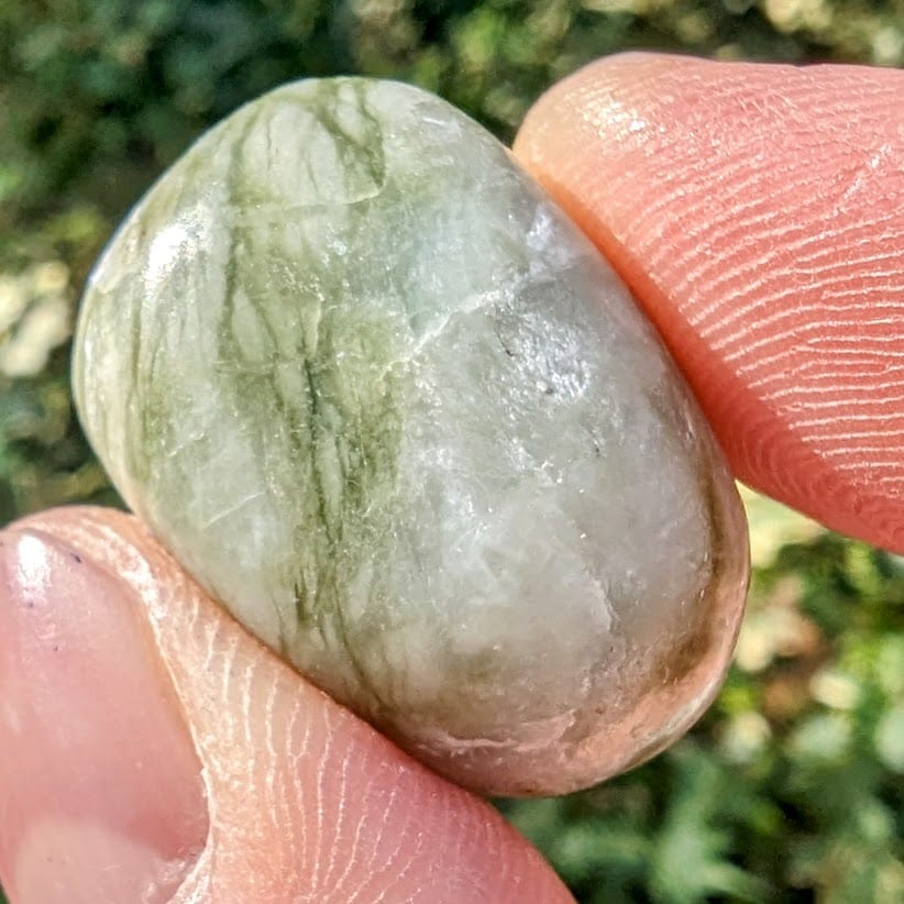 Crystal Classics Green and Black Jade Gemstone