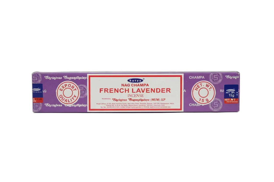 Crystal Magick Incense Sticks French Lavender Incense Sticks by Satya - 15g 1353