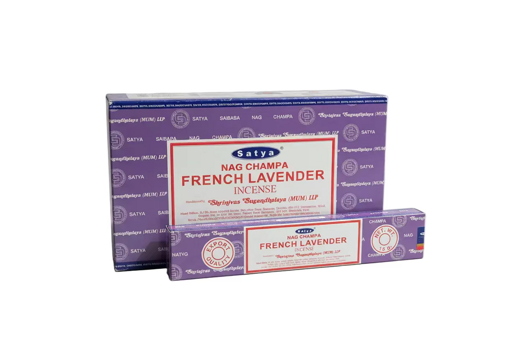 Crystal Magick Incense Sticks French Lavender Incense Sticks by Satya - 15g 1353