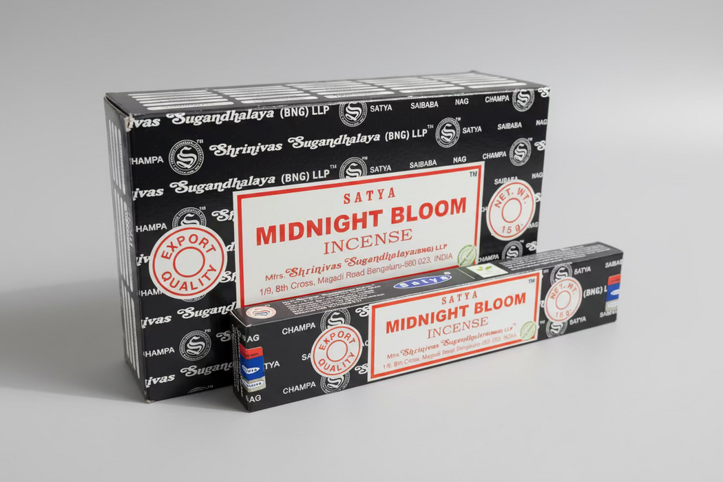 Crystal Magick Incense Sticks Midnight Bloom Incense Sticks by Satya - 15g IN8MB