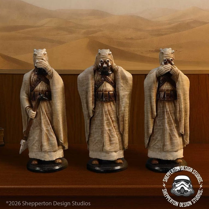 NEMESIS NOW 3 Wise Figurine Three Wise Tusken Raiders Figurines - Set of 3 B7387A26