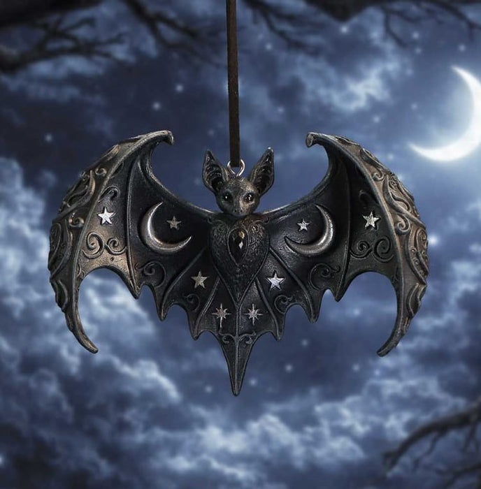 NEMESIS NOW Bat Figurine Lunar Wing Bat Hanging Ornament B7660B26