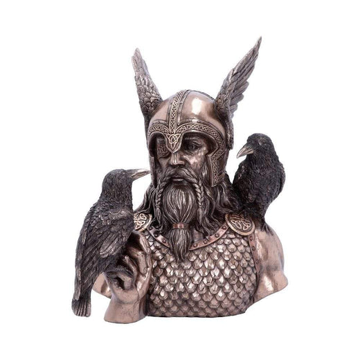 Odins Messengers Norse God Bronze Bust