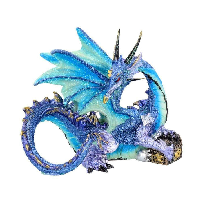 Nemesis Now Dragon Figurine Piasa Sky Blue and Violet Small Fantasy Dragon Figurine NEM5695