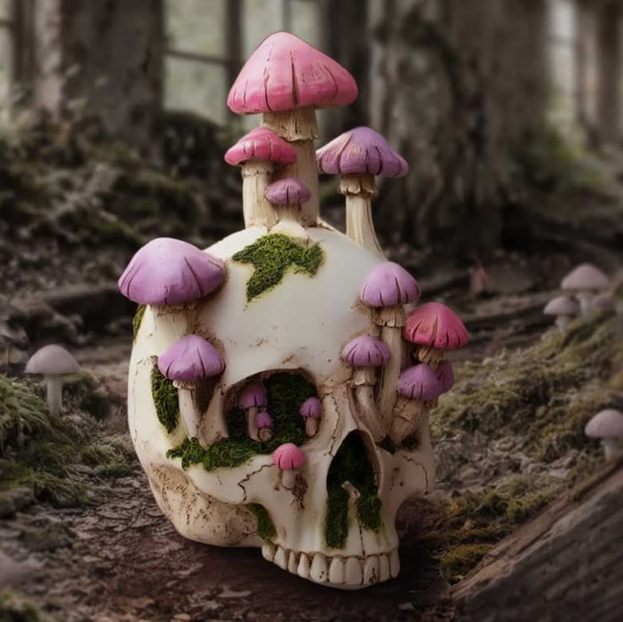 NEMESIS NOW Figurines Medium (15-29cm) Sporebound Skull Mushroom Figurine D7498B26
