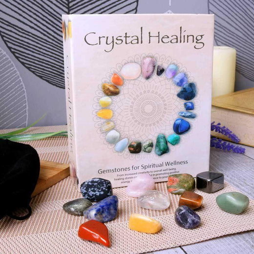 Nemesis Now Gemstone Crystal Healing Gemstone Kit Set of 12 Stones promoting spiritual wellness D4795P9