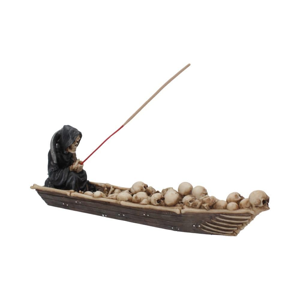 The Ferryman Grim Reaper River Styx Skeleton Incense Stick Holder