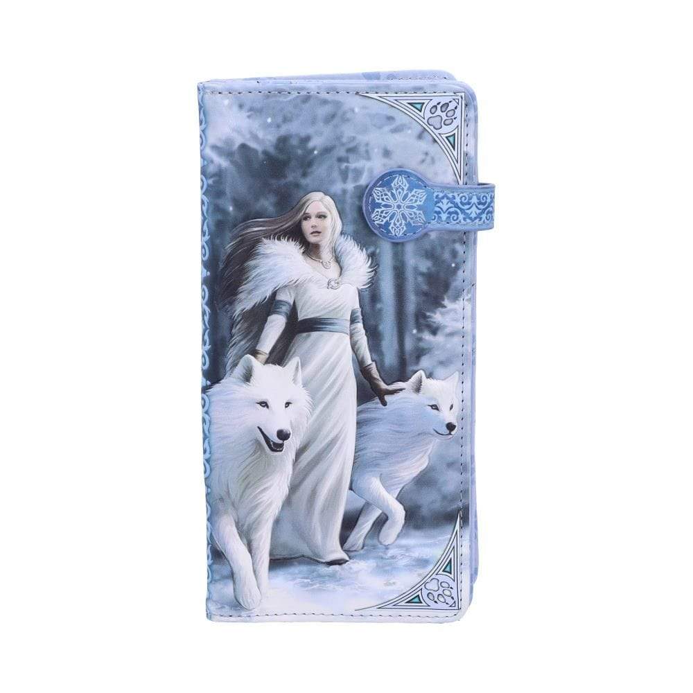 Winter Guardians Embossed Purse By Anne Stokes