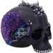 Nemesis Now Skull Ornament Crystal Cave Small Dragon Hiding within a Crystal Skull U5078R0