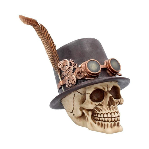 NEMESIS NOW Skull Ornament The Aristocrat steampunk alternative skull figurine U2506G6