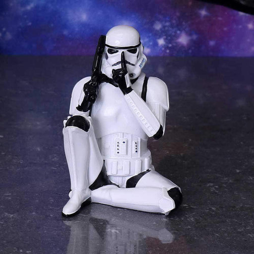 Nemesis Now Star Wars Figurine Speak No Evil Stormtrooper Sci-Fi Figurine B4894P9