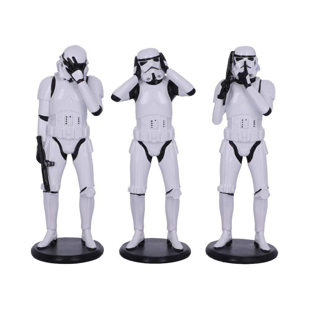Three Wise Stormtroopers Sci-Fi Figurines