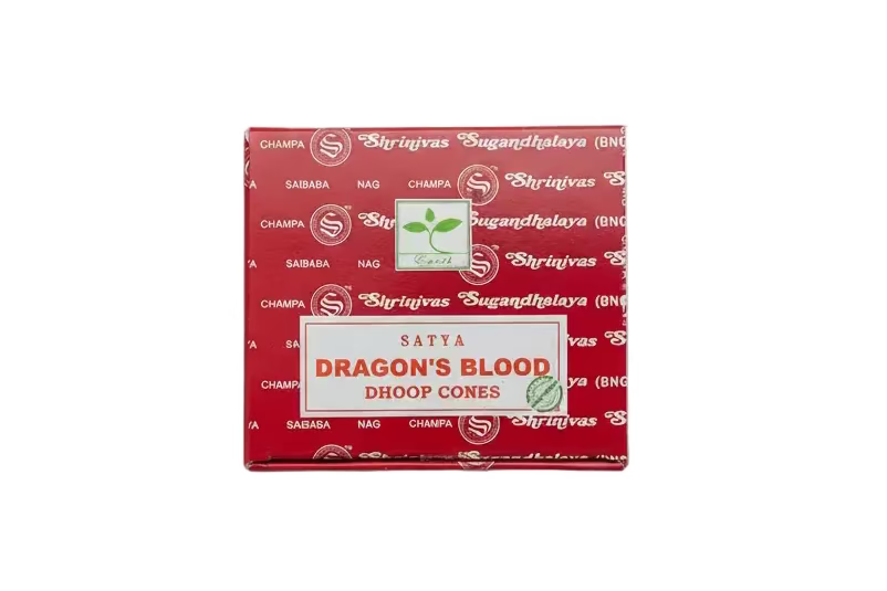 Something DIfferent Wholesale Incense Cones Dragon's Blood Dhoop Cones by Satya IN19DRB