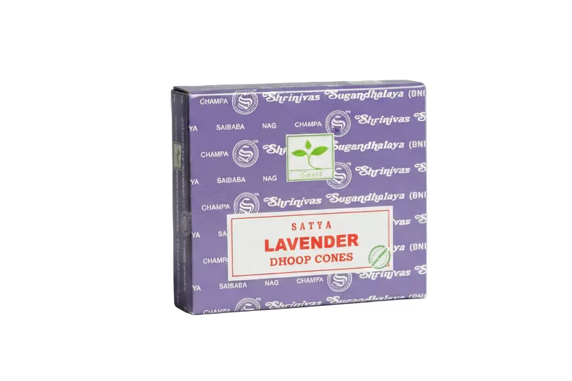 Lavender Incense Cones SQ by Satya