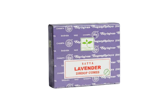 Lavender Incense Cones SQ by Satya