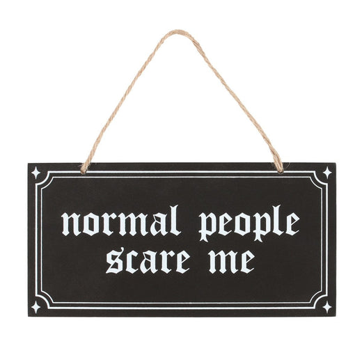 Normal People Scare Me Plaque