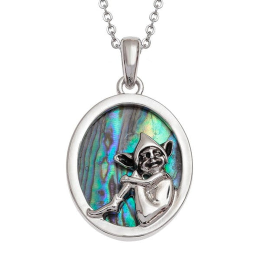 Talbot Fashions LLP Paua Shell Pixie Good Luck Necklace TJ905