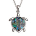 Talbot Fashions LLP Paua Shell Sea Turtle Necklace TJ635