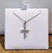 Zilver Designs Silver Jewellery Cubic Zirconia Heritage Cross Solid 925 Sterling Silver Pendant SP4259