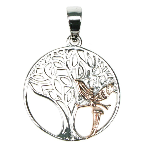 Zilver Designs Silver Jewellery Tree Fairy Pendant SP4128