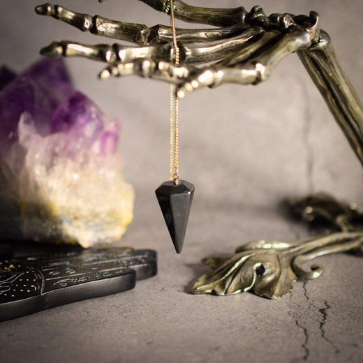 Crystal Classics Crystal Pendulum Hematite Dowsing Pendulum