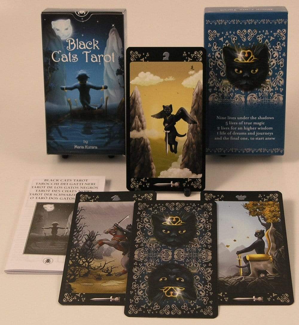 Black Cats Oracle and Tarot Cards