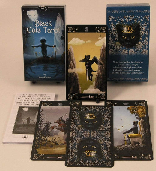 Black Cats Oracle and Tarot Cards