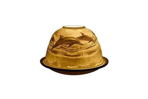 Dolphins Lithophane dome Tealight Holder