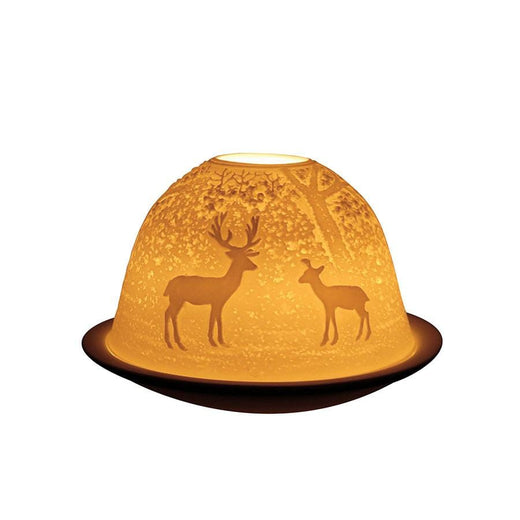 Forest Deer Lithophane dome Tealight Holder