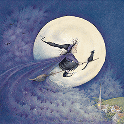 Moongazer Cards Greeting Card Moonsong Card A-06