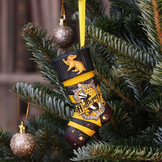 Hufflepuff Stocking Harry Potter Hanging Ornament