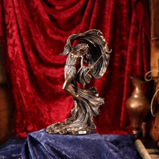 Nyx Greek Goddess of the Night Starry Sky Bronze Figurine
