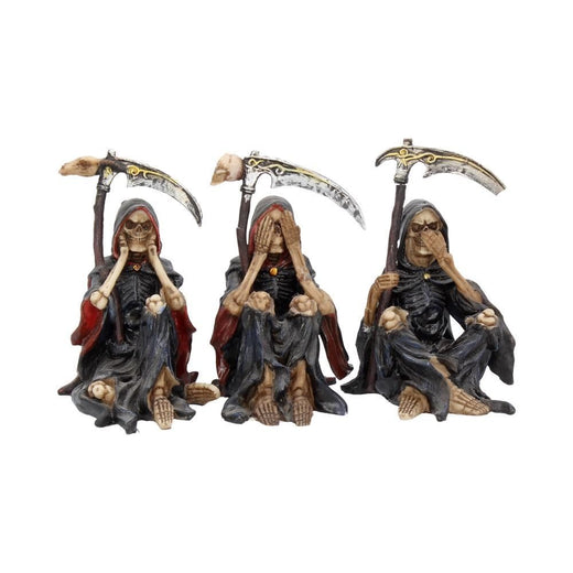 Something Wicked Set of Three Wise Skeletons