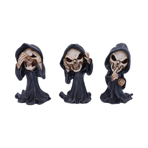Three Wise Reapers See No Hear No Speak No Evil Cartoon Grim Reapers