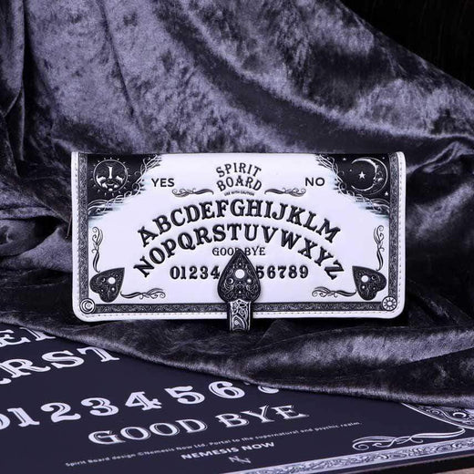 White Spirit Board Embossed Ouija Purse