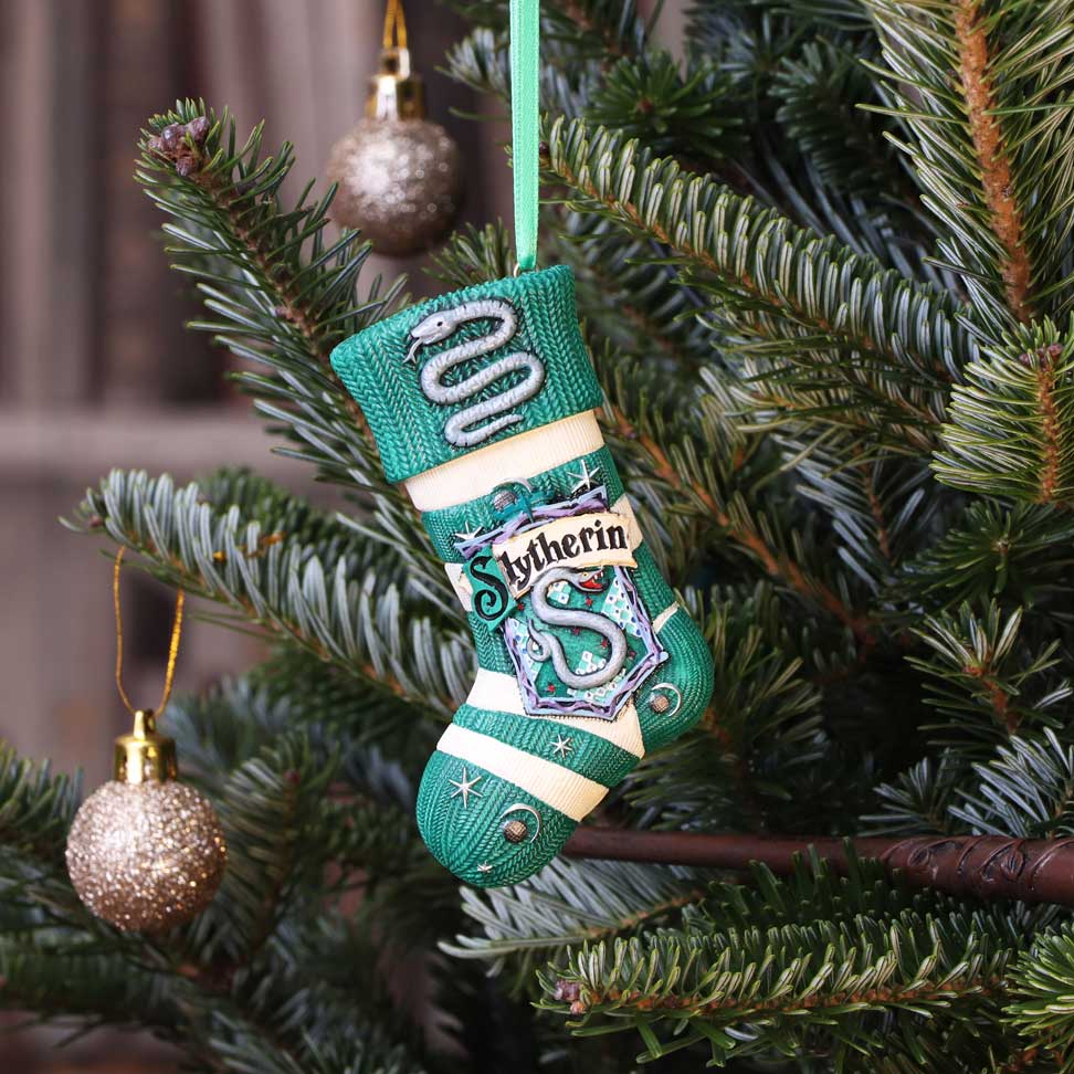 Slytherin Stocking Harry Pottwer Hanging Ornament