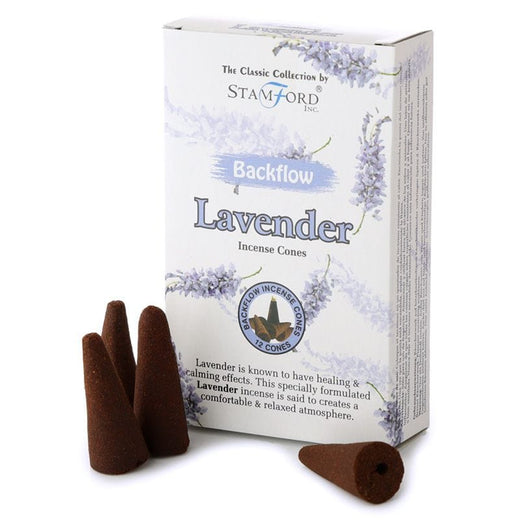 Lavender Backflow Incense Cones by Stamford