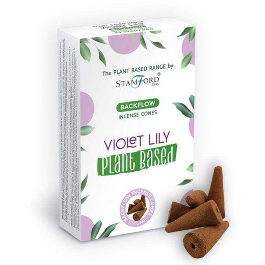 Violet lilly Stamford Backflow Vegan Incense Cones